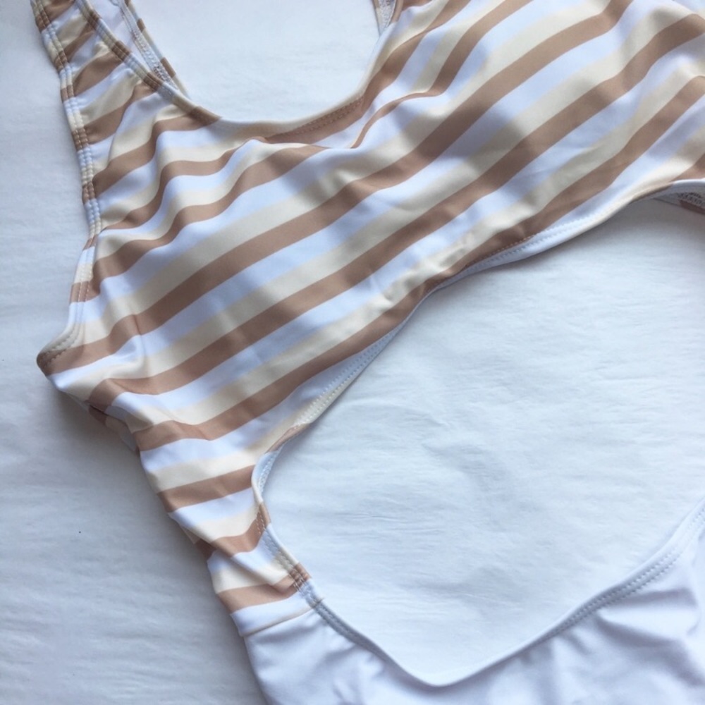 Cutout one piece bikini